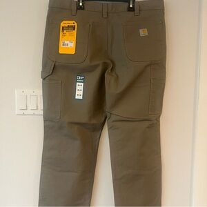 New Carhartt Men's Rugged Flex Relaxed Fit Duck Utility Work Pants 38 x 30 Work